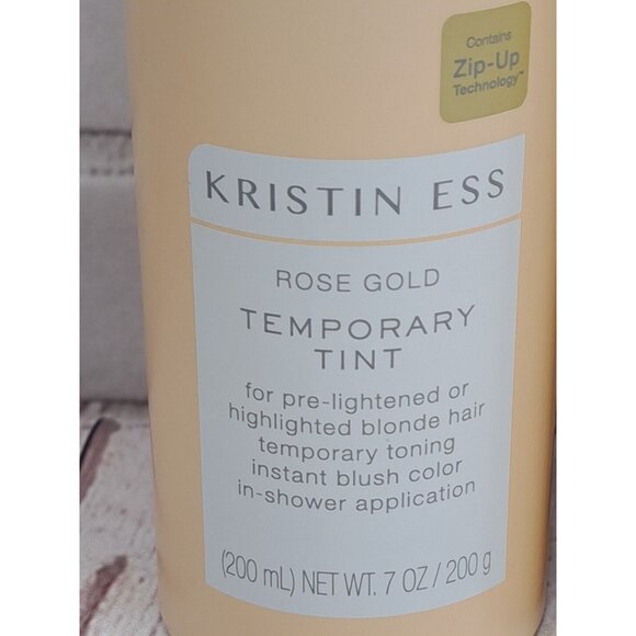 2 Pack- Kristin Ess Rose Gold Temporary Tint Hairspray Blonde Hair Vegan New - Picture 2 of 5